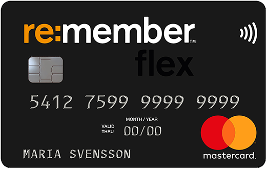 re:member flex Mastercard kreditkort